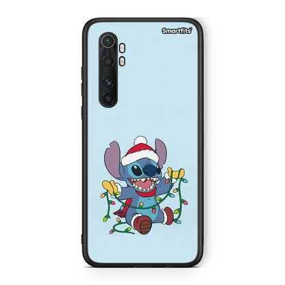 Xiaomi Mi 10 Ultra Santa Stich θήκη από τη Smartfits με σχέδιο στο πίσω μέρος και μαύρο περίβλημα | Smartphone case with colorful back and black bezels by Smartfits