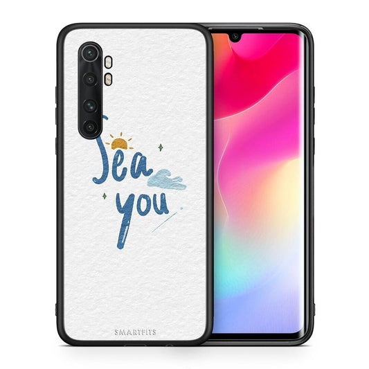 Θήκη Xiaomi Mi Note 10 Lite Sea You από τη Smartfits με σχέδιο στο πίσω μέρος και μαύρο περίβλημα | Xiaomi Mi Note 10 Lite Sea You case with colorful back and black bezels