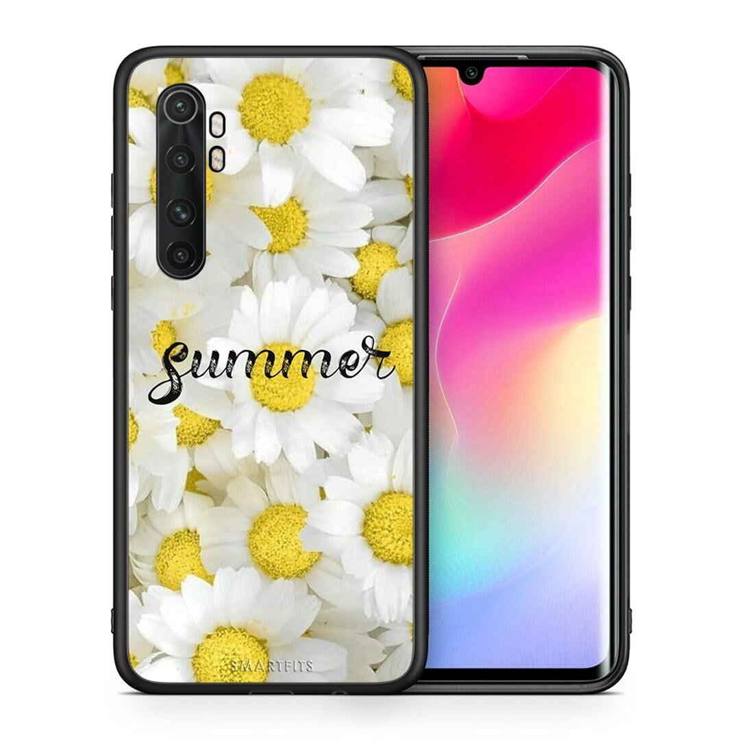 Θήκη Xiaomi Mi 10 Ultra Summer Daisies από τη Smartfits με σχέδιο στο πίσω μέρος και μαύρο περίβλημα | Xiaomi Mi 10 Ultra Summer Daisies case with colorful back and black bezels
