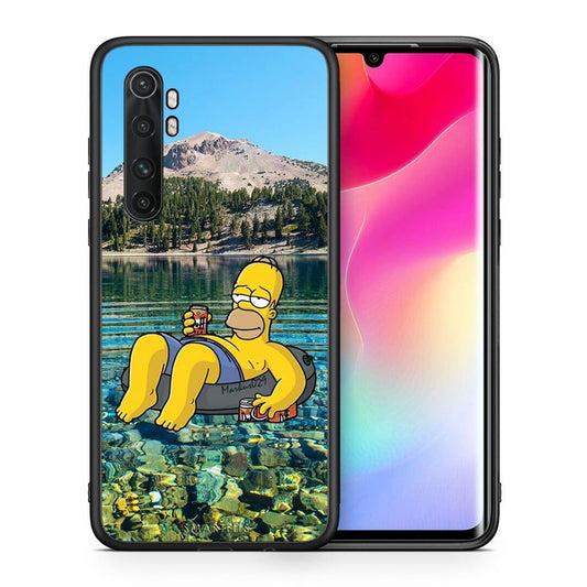 Θήκη Xiaomi Mi Note 10 Lite Summer Happiness από τη Smartfits με σχέδιο στο πίσω μέρος και μαύρο περίβλημα | Xiaomi Mi Note 10 Lite Summer Happiness case with colorful back and black bezels