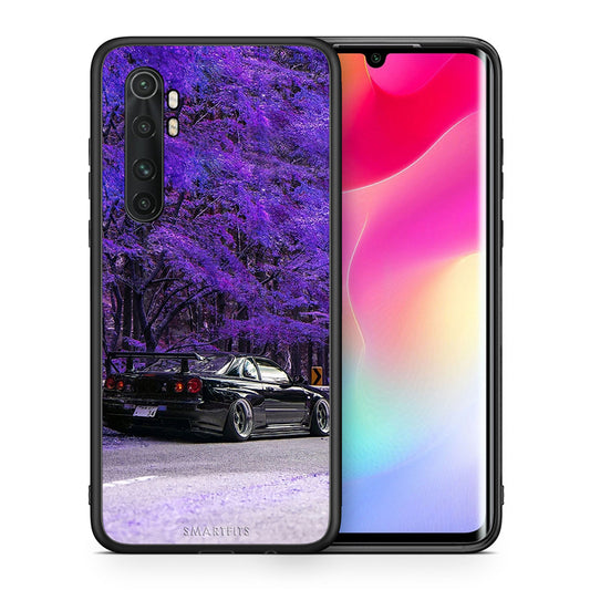 Θήκη Αγίου Βαλεντίνου Xiaomi Mi Note 10 Lite Super Car από τη Smartfits με σχέδιο στο πίσω μέρος και μαύρο περίβλημα | Xiaomi Mi Note 10 Lite Super Car case with colorful back and black bezels