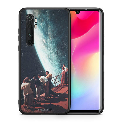 Θήκη Xiaomi Mi Note 10 Lite Surreal View από τη Smartfits με σχέδιο στο πίσω μέρος και μαύρο περίβλημα | Xiaomi Mi Note 10 Lite Surreal View case with colorful back and black bezels