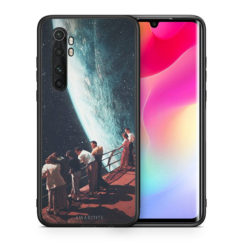 Θήκη Xiaomi Mi Note 10 Lite Surreal View από τη Smartfits με σχέδιο στο πίσω μέρος και μαύρο περίβλημα | Xiaomi Mi Note 10 Lite Surreal View case with colorful back and black bezels
