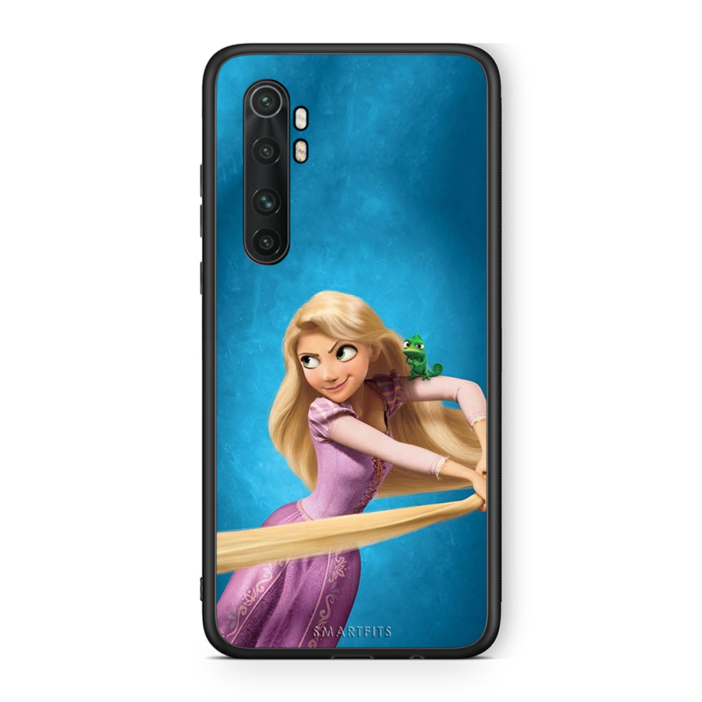 Xiaomi Mi Note 10 Lite Tangled 2 Θήκη Αγίου Βαλεντίνου από τη Smartfits με σχέδιο στο πίσω μέρος και μαύρο περίβλημα | Smartphone case with colorful back and black bezels by Smartfits