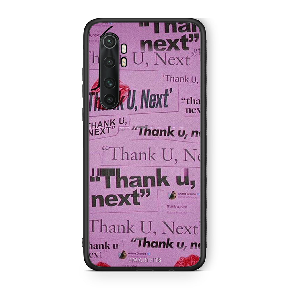 Xiaomi Mi Note 10 Lite Thank You Next Θήκη Αγίου Βαλεντίνου από τη Smartfits με σχέδιο στο πίσω μέρος και μαύρο περίβλημα | Smartphone case with colorful back and black bezels by Smartfits