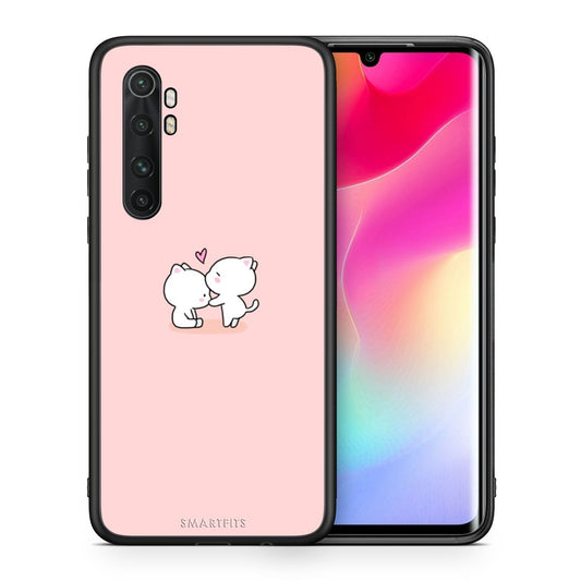 Θήκη Xiaomi Mi Note 10 Lite Love Valentine από τη Smartfits με σχέδιο στο πίσω μέρος και μαύρο περίβλημα | Xiaomi Mi Note 10 Lite Love Valentine case with colorful back and black bezels