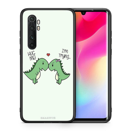 Θήκη Xiaomi Mi Note 10 Lite Rex Valentine από τη Smartfits με σχέδιο στο πίσω μέρος και μαύρο περίβλημα | Xiaomi Mi Note 10 Lite Rex Valentine case with colorful back and black bezels