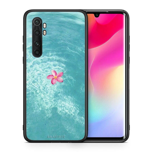 Θήκη Xiaomi Mi Note 10 Lite Water Flower από τη Smartfits με σχέδιο στο πίσω μέρος και μαύρο περίβλημα | Xiaomi Mi Note 10 Lite Water Flower case with colorful back and black bezels