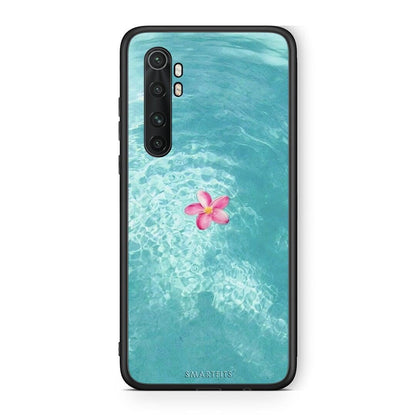 Xiaomi Mi Note 10 Lite Water Flower Θήκη από τη Smartfits με σχέδιο στο πίσω μέρος και μαύρο περίβλημα | Smartphone case with colorful back and black bezels by Smartfits