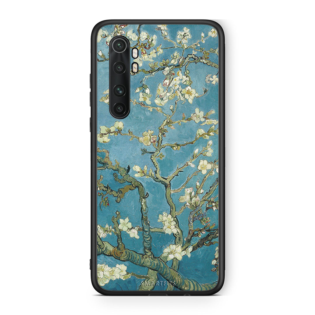 Xiaomi Mi 10 Ultra White Blossoms θήκη από τη Smartfits με σχέδιο στο πίσω μέρος και μαύρο περίβλημα | Smartphone case with colorful back and black bezels by Smartfits