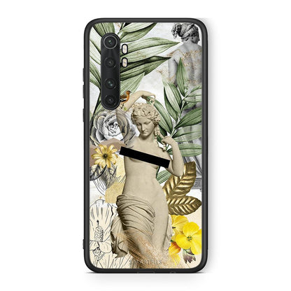 Xiaomi Mi Note 10 Lite Woman Statue θήκη από τη Smartfits με σχέδιο στο πίσω μέρος και μαύρο περίβλημα | Smartphone case with colorful back and black bezels by Smartfits