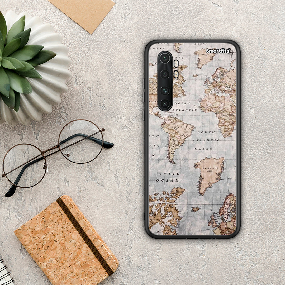 World Map - Xiaomi Mi Note 10 Lite θήκη