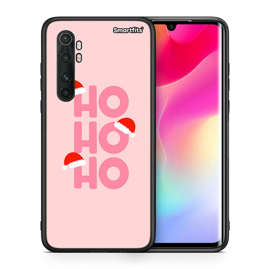 Θήκη Xiaomi Mi 10 Ultra Xmas Ho Ho Ho από τη Smartfits με σχέδιο στο πίσω μέρος και μαύρο περίβλημα | Xiaomi Mi 10 Ultra Xmas Ho Ho Ho case with colorful back and black bezels