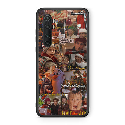 Xiaomi Mi Note 10 Lite Xmas Wishes θήκη από τη Smartfits με σχέδιο στο πίσω μέρος και μαύρο περίβλημα | Smartphone case with colorful back and black bezels by Smartfits