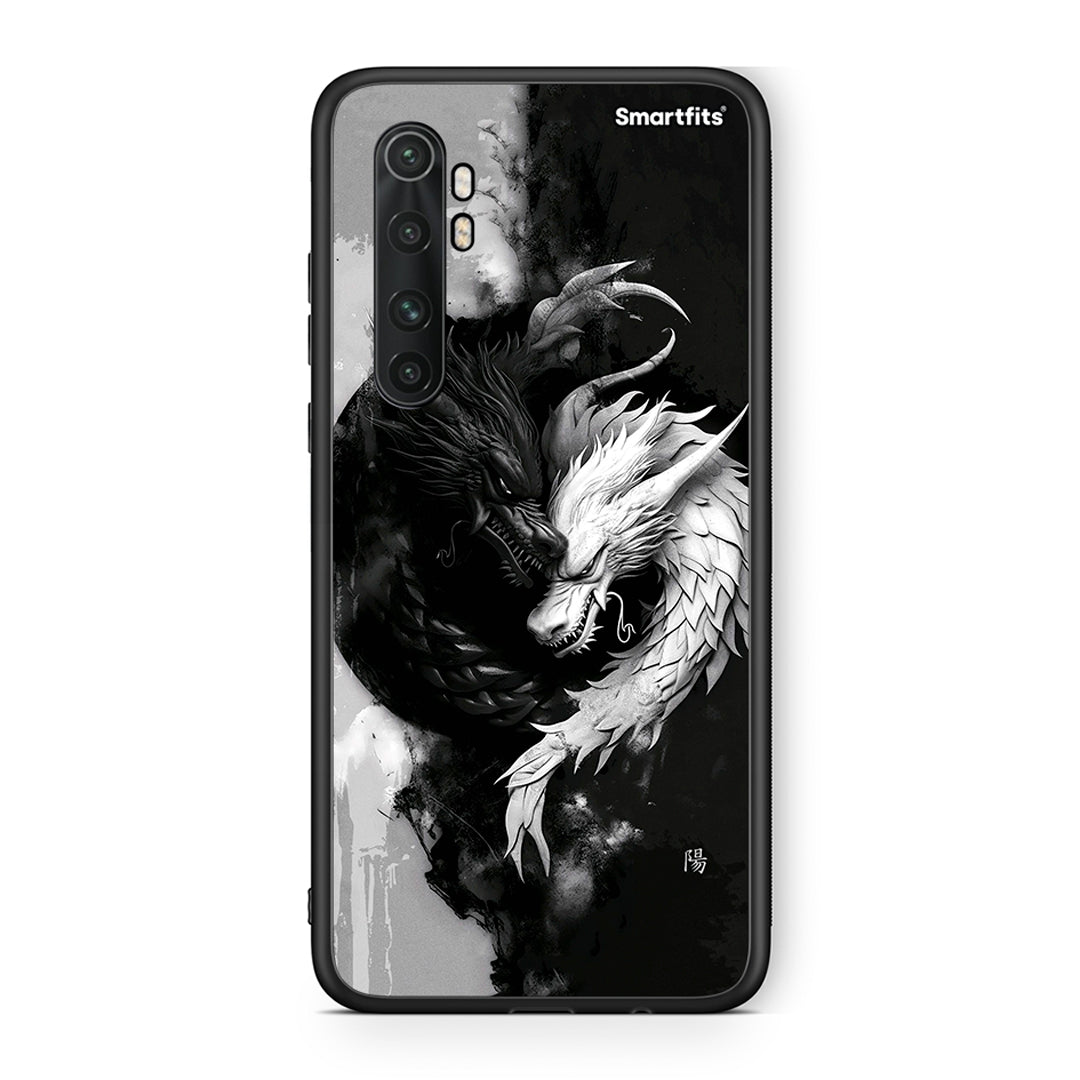 Xiaomi Mi Note 10 Lite Yin Yang Θήκη από τη Smartfits με σχέδιο στο πίσω μέρος και μαύρο περίβλημα | Smartphone case with colorful back and black bezels by Smartfits