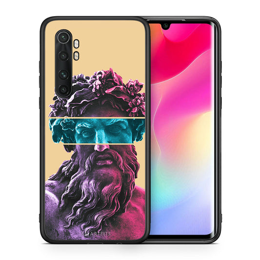Θήκη Αγίου Βαλεντίνου Xiaomi Mi Note 10 Lite Zeus Art από τη Smartfits με σχέδιο στο πίσω μέρος και μαύρο περίβλημα | Xiaomi Mi Note 10 Lite Zeus Art case with colorful back and black bezels
