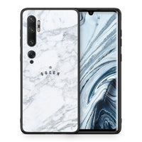 Thumbnail for Θήκη Xiaomi Mi Note 10 Pro Queen Marble από τη Smartfits με σχέδιο στο πίσω μέρος και μαύρο περίβλημα | Xiaomi Mi Note 10 Pro Queen Marble case with colorful back and black bezels