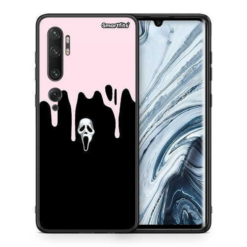 Θήκη Xiaomi Mi Note 10 / 10 Pro Melting Halloween Mask από τη Smartfits με σχέδιο στο πίσω μέρος και μαύρο περίβλημα | Xiaomi Mi Note 10 / 10 Pro Melting Halloween Mask case with colorful back and black bezels