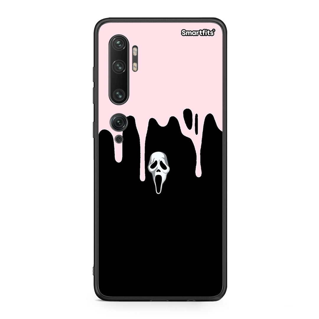 Xiaomi Mi Note 10 / 10 Pro Melting Halloween Mask Θήκη από τη Smartfits με σχέδιο στο πίσω μέρος και μαύρο περίβλημα | Smartphone case with colorful back and black bezels by Smartfits