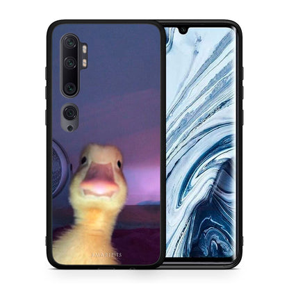 Θήκη Xiaomi Mi Note 10 Pro Meme Duck από τη Smartfits με σχέδιο στο πίσω μέρος και μαύρο περίβλημα | Xiaomi Mi Note 10 Pro Meme Duck case with colorful back and black bezels
