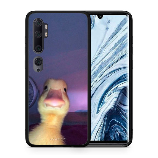 Θήκη Xiaomi Mi Note 10 Pro Meme Duck από τη Smartfits με σχέδιο στο πίσω μέρος και μαύρο περίβλημα | Xiaomi Mi Note 10 Pro Meme Duck case with colorful back and black bezels