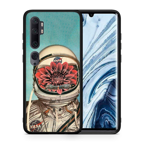 Θήκη Xiaomi Mi Note 10 Pro Nasa Bloom από τη Smartfits με σχέδιο στο πίσω μέρος και μαύρο περίβλημα | Xiaomi Mi Note 10 Pro Nasa Bloom case with colorful back and black bezels