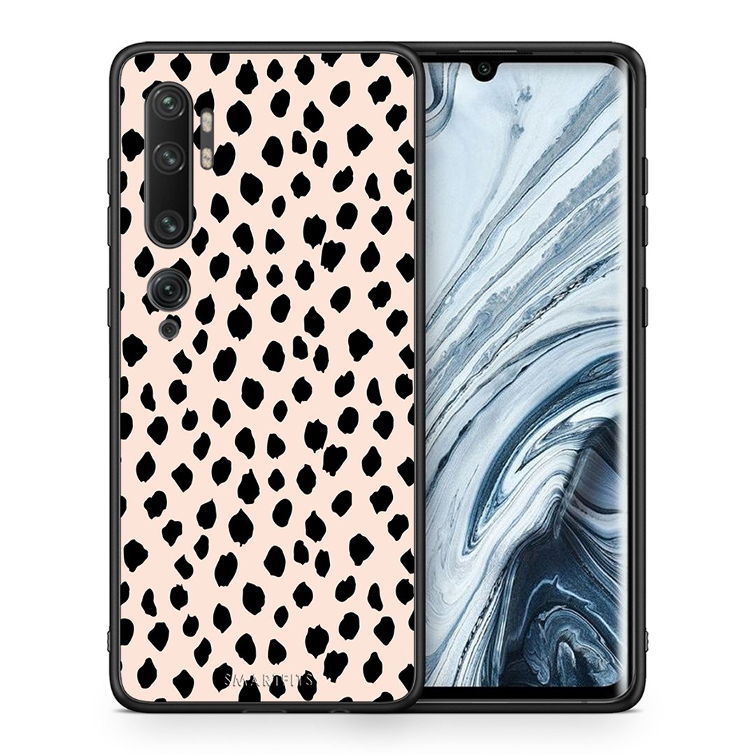 Θήκη Xiaomi Mi Note 10 Pro New Polka Dots από τη Smartfits με σχέδιο στο πίσω μέρος και μαύρο περίβλημα | Xiaomi Mi Note 10 Pro New Polka Dots case with colorful back and black bezels