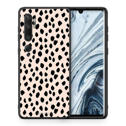 Θήκη Xiaomi Mi Note 10 Pro New Polka Dots από τη Smartfits με σχέδιο στο πίσω μέρος και μαύρο περίβλημα | Xiaomi Mi Note 10 Pro New Polka Dots case with colorful back and black bezels