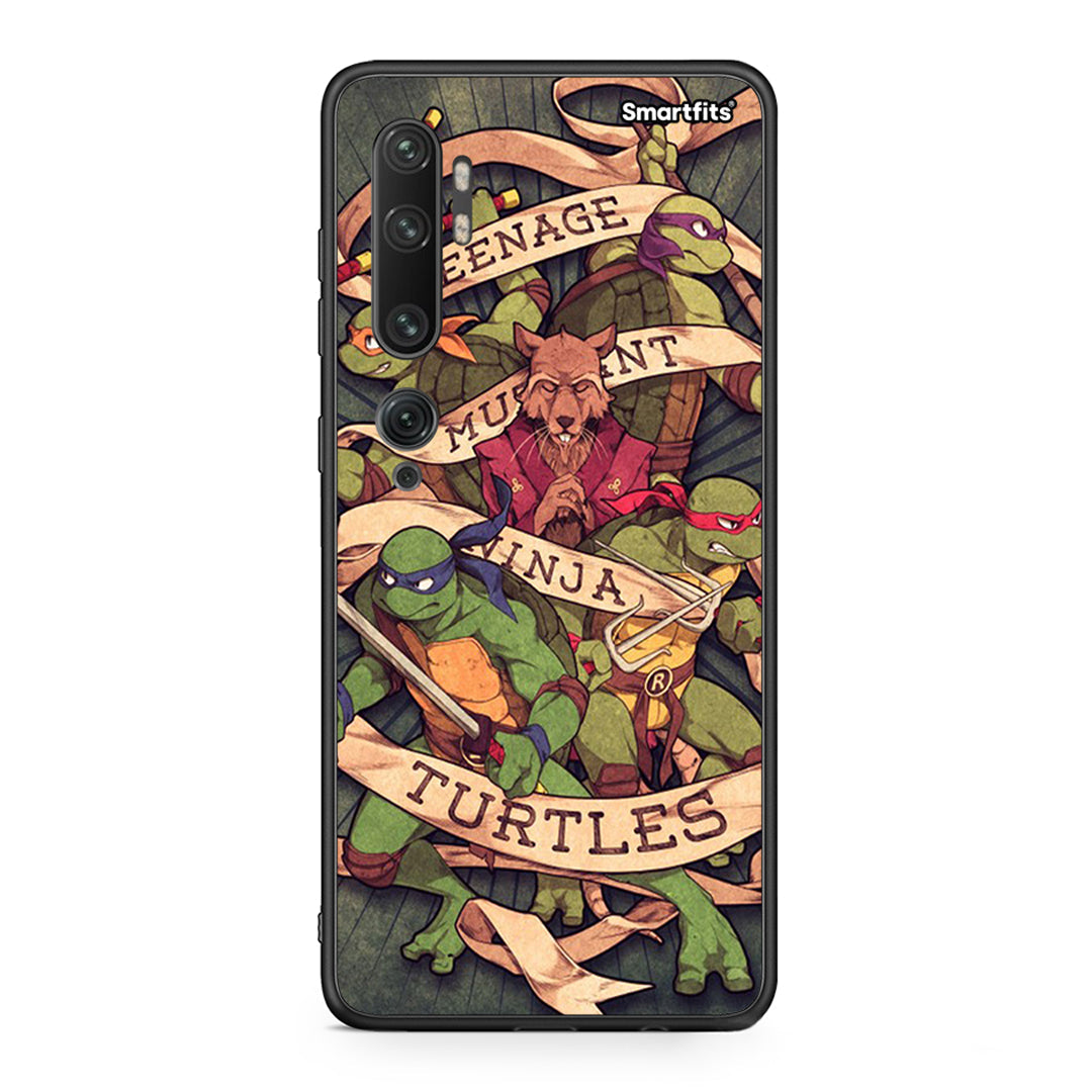 Xiaomi Mi Note 10 Pro Ninja Turtles θήκη από τη Smartfits με σχέδιο στο πίσω μέρος και μαύρο περίβλημα | Smartphone case with colorful back and black bezels by Smartfits