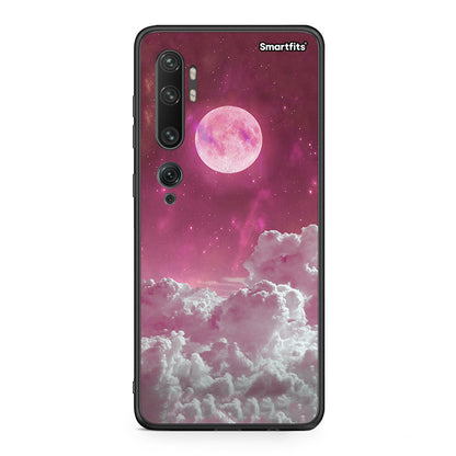 Xiaomi Mi Note 10 / 10 Pro Pink Moon Θήκη από τη Smartfits με σχέδιο στο πίσω μέρος και μαύρο περίβλημα | Smartphone case with colorful back and black bezels by Smartfits