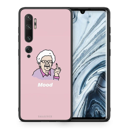 Θήκη Xiaomi Mi Note 10 Pro Mood PopArt από τη Smartfits με σχέδιο στο πίσω μέρος και μαύρο περίβλημα | Xiaomi Mi Note 10 Pro Mood PopArt case with colorful back and black bezels