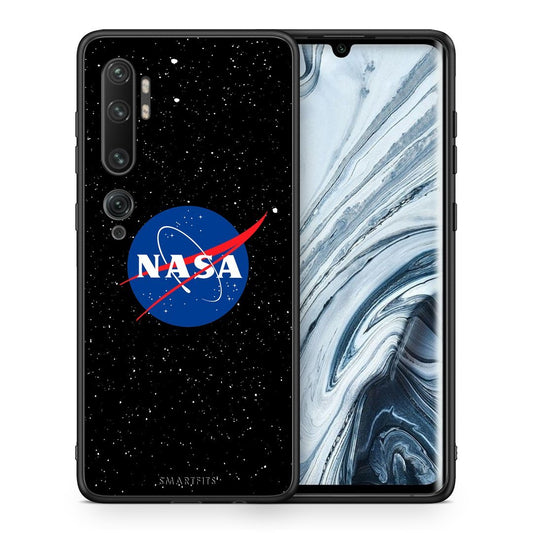 Θήκη Xiaomi Mi Note 10 Pro NASA PopArt από τη Smartfits με σχέδιο στο πίσω μέρος και μαύρο περίβλημα | Xiaomi Mi Note 10 Pro NASA PopArt case with colorful back and black bezels
