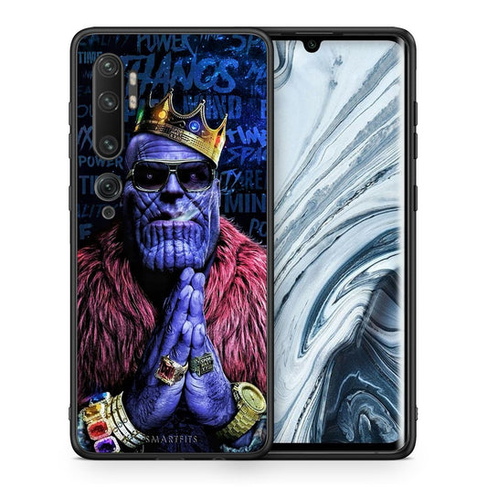 Θήκη Xiaomi Mi Note 10 Pro Thanos PopArt από τη Smartfits με σχέδιο στο πίσω μέρος και μαύρο περίβλημα | Xiaomi Mi Note 10 Pro Thanos PopArt case with colorful back and black bezels