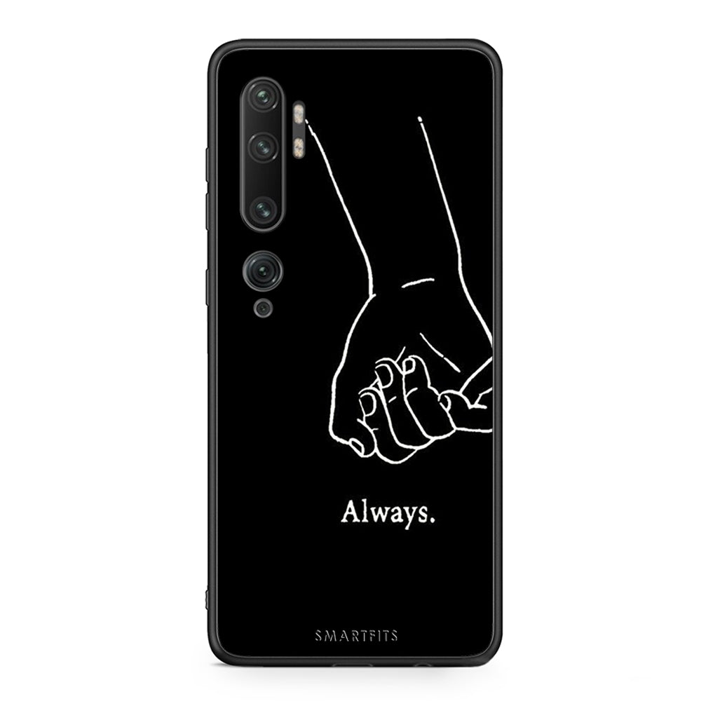 Xiaomi Mi Note 10 / 10 Pro Always & Forever 1 Θήκη Αγίου Βαλεντίνου από τη Smartfits με σχέδιο στο πίσω μέρος και μαύρο περίβλημα | Smartphone case with colorful back and black bezels by Smartfits