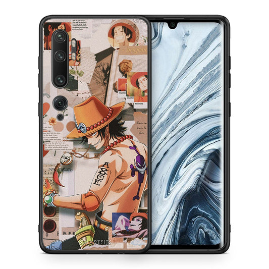 Θήκη Xiaomi Mi Note 10/10 Pro Anime Collage από τη Smartfits με σχέδιο στο πίσω μέρος και μαύρο περίβλημα | Xiaomi Mi Note 10/10 Pro Anime Collage case with colorful back and black bezels