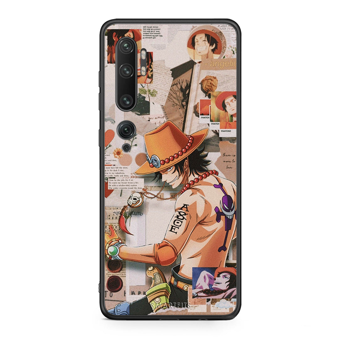 Xiaomi Mi Note 10/10 Pro Anime Collage θήκη από τη Smartfits με σχέδιο στο πίσω μέρος και μαύρο περίβλημα | Smartphone case with colorful back and black bezels by Smartfits