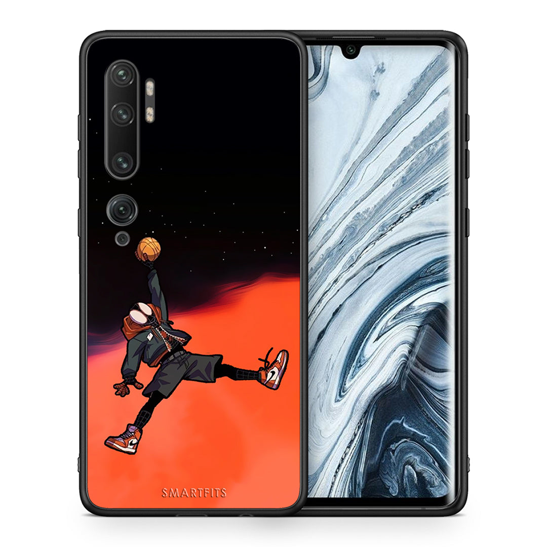 Θήκη Xiaomi Mi Note 10/10 Pro Basketball Hero από τη Smartfits με σχέδιο στο πίσω μέρος και μαύρο περίβλημα | Xiaomi Mi Note 10/10 Pro Basketball Hero case with colorful back and black bezels