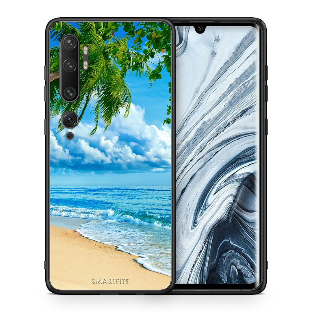 Θήκη Xiaomi Mi Note 10/10 Pro Beautiful Beach από τη Smartfits με σχέδιο στο πίσω μέρος και μαύρο περίβλημα | Xiaomi Mi Note 10/10 Pro Beautiful Beach case with colorful back and black bezels