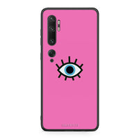 Thumbnail for Xiaomi Mi Note 10/10 Pro Blue Eye Pink θήκη από τη Smartfits με σχέδιο στο πίσω μέρος και μαύρο περίβλημα | Smartphone case with colorful back and black bezels by Smartfits