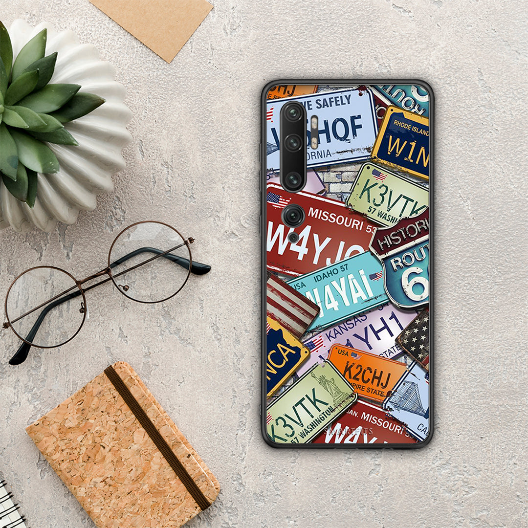 Car Plates - Xiaomi Mi Note 10 / 10 Pro θήκη
