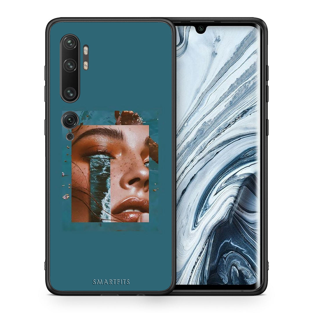 Θήκη Xiaomi Mi Note 10/10 Pro Cry An Ocean από τη Smartfits με σχέδιο στο πίσω μέρος και μαύρο περίβλημα | Xiaomi Mi Note 10/10 Pro Cry An Ocean case with colorful back and black bezels