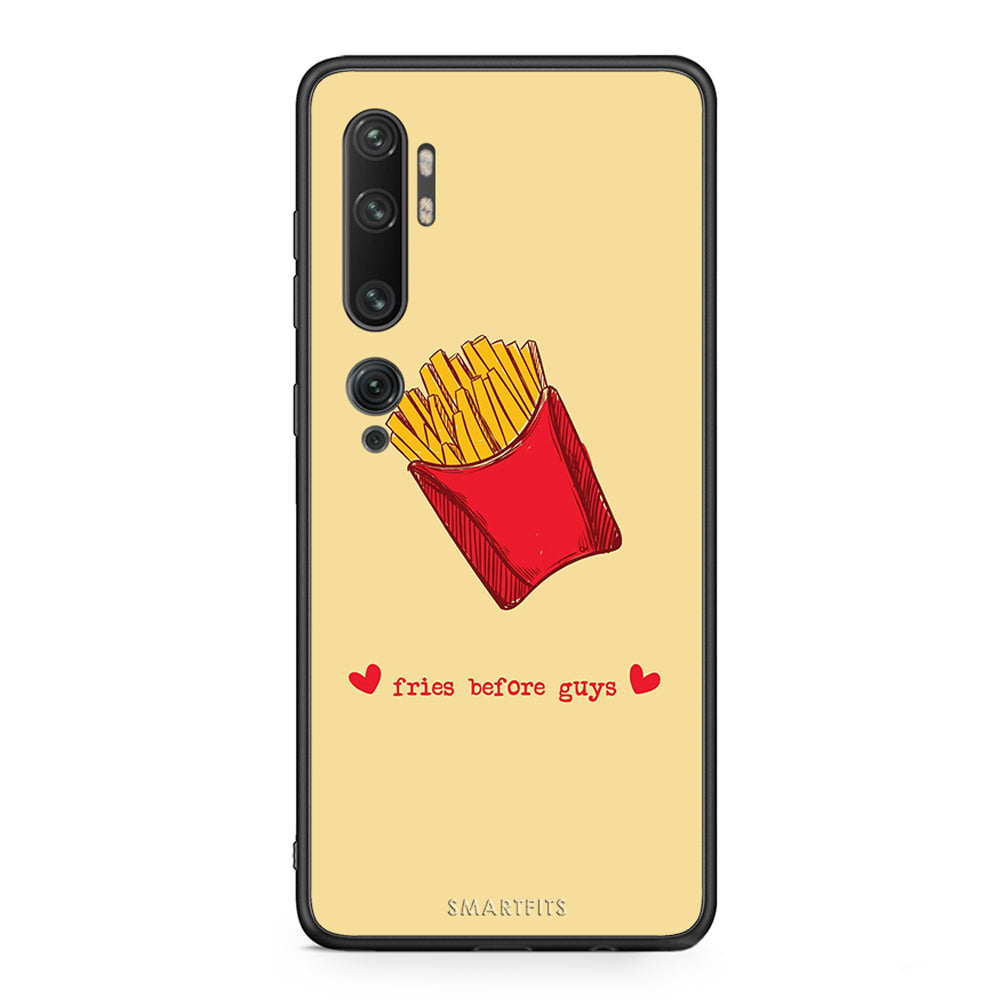 Xiaomi Mi Note 10 / 10 Pro Fries Before Guys Θήκη Αγίου Βαλεντίνου από τη Smartfits με σχέδιο στο πίσω μέρος και μαύρο περίβλημα | Smartphone case with colorful back and black bezels by Smartfits