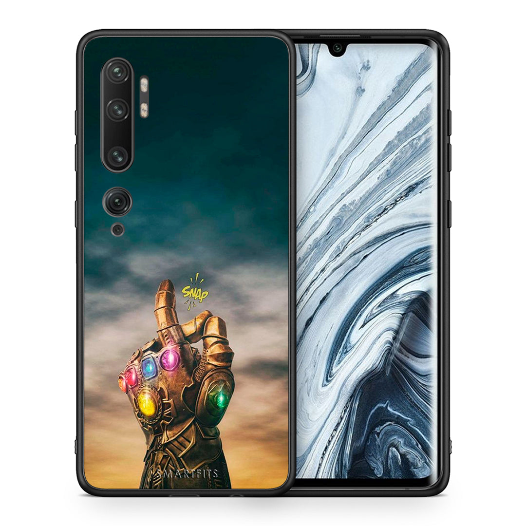 Θήκη Xiaomi Mi Note 10/10 Pro Infinity Snap από τη Smartfits με σχέδιο στο πίσω μέρος και μαύρο περίβλημα | Xiaomi Mi Note 10/10 Pro Infinity Snap case with colorful back and black bezels