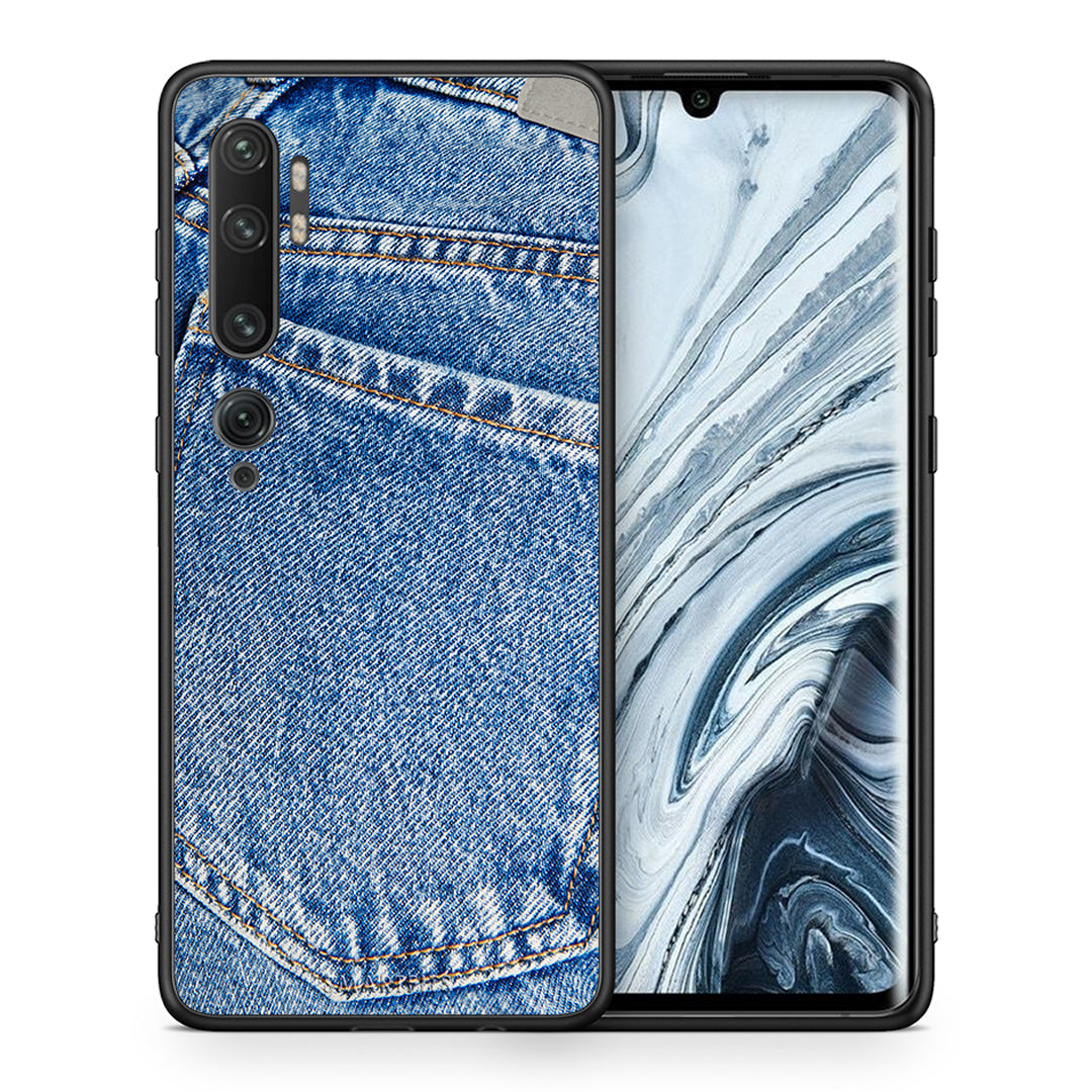Θήκη Xiaomi Mi Note 10/10 Pro Jeans Pocket από τη Smartfits με σχέδιο στο πίσω μέρος και μαύρο περίβλημα | Xiaomi Mi Note 10/10 Pro Jeans Pocket case with colorful back and black bezels