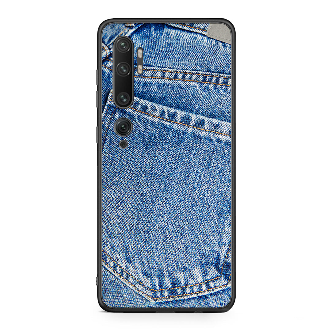 Xiaomi Mi Note 10/10 Pro Jeans Pocket θήκη από τη Smartfits με σχέδιο στο πίσω μέρος και μαύρο περίβλημα | Smartphone case with colorful back and black bezels by Smartfits