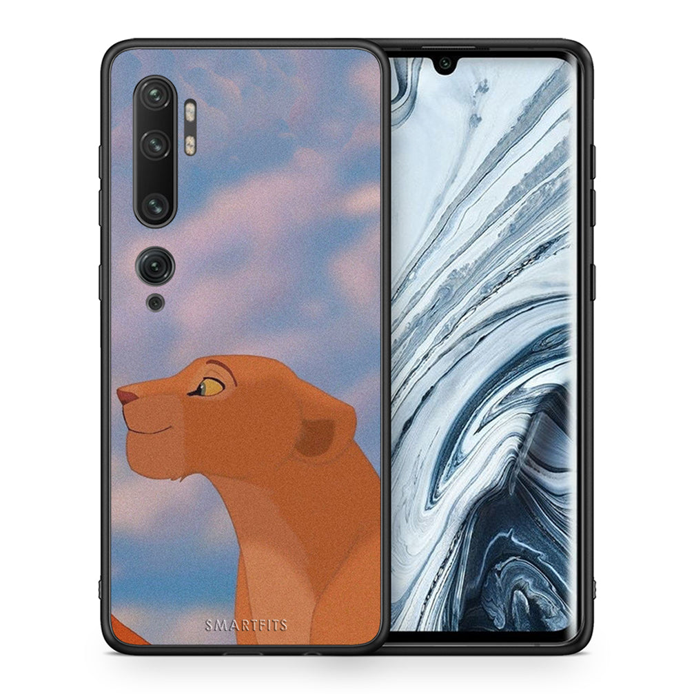 Θήκη Αγίου Βαλεντίνου Xiaomi Mi Note 10 / 10 Pro Lion Love 2 από τη Smartfits με σχέδιο στο πίσω μέρος και μαύρο περίβλημα | Xiaomi Mi Note 10 / 10 Pro Lion Love 2 case with colorful back and black bezels