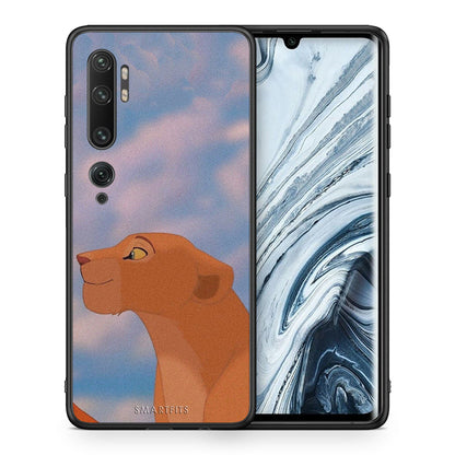 Θήκη Αγίου Βαλεντίνου Xiaomi Mi Note 10 / 10 Pro Lion Love 2 από τη Smartfits με σχέδιο στο πίσω μέρος και μαύρο περίβλημα | Xiaomi Mi Note 10 / 10 Pro Lion Love 2 case with colorful back and black bezels