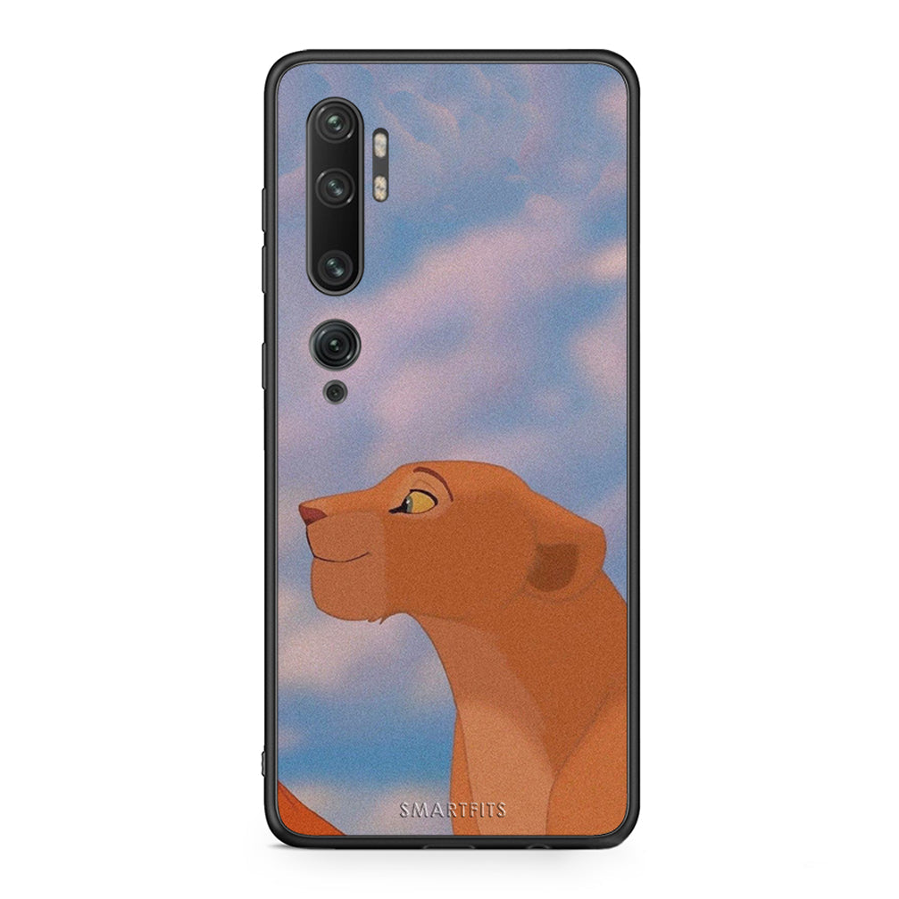 Xiaomi Mi Note 10 / 10 Pro Lion Love 2 Θήκη Αγίου Βαλεντίνου από τη Smartfits με σχέδιο στο πίσω μέρος και μαύρο περίβλημα | Smartphone case with colorful back and black bezels by Smartfits