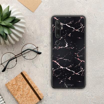 Marble Black Rosegold - Xiaomi Mi Note 10 / 10 Pro θήκη