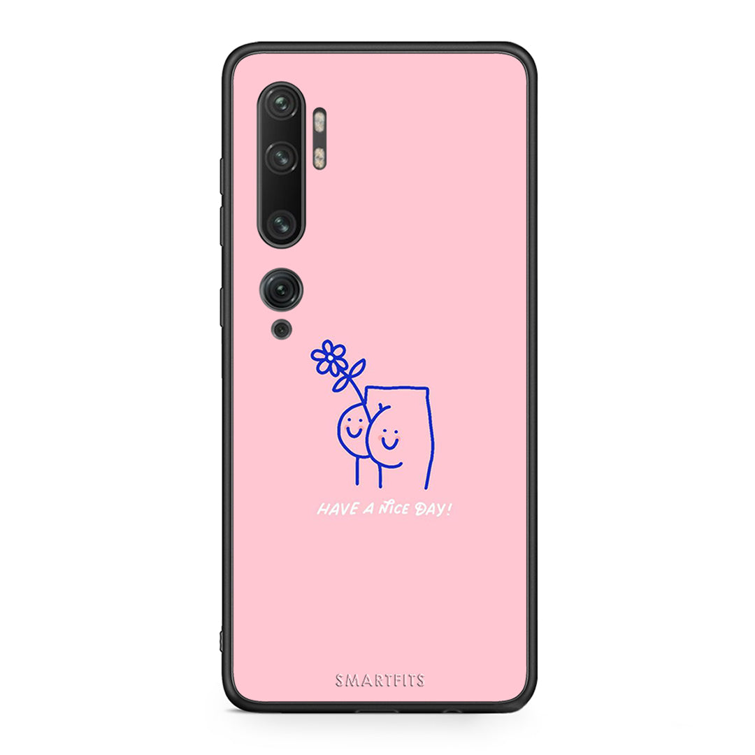 Xiaomi Mi Note 10/10 Pro Nice Day θήκη από τη Smartfits με σχέδιο στο πίσω μέρος και μαύρο περίβλημα | Smartphone case with colorful back and black bezels by Smartfits